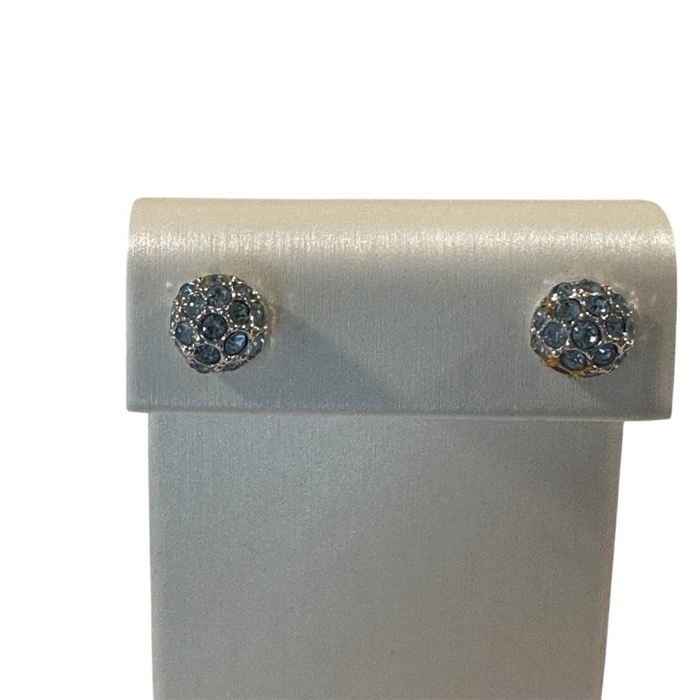 Dazzling Round Crystal Earrings - Picture 3 of 5